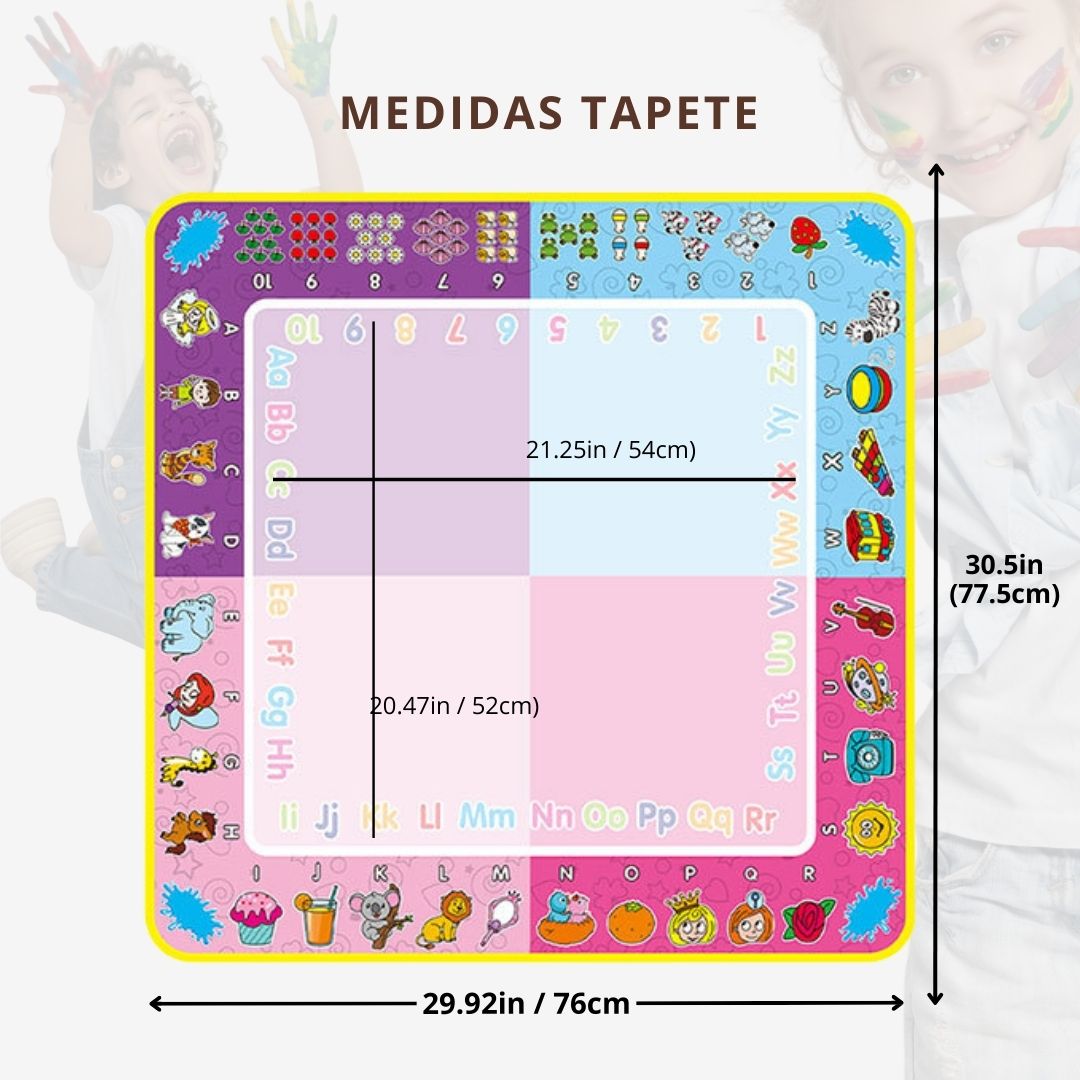 TAPETE MÁGICO INFANTIL PARA DIBUJAR AGUA