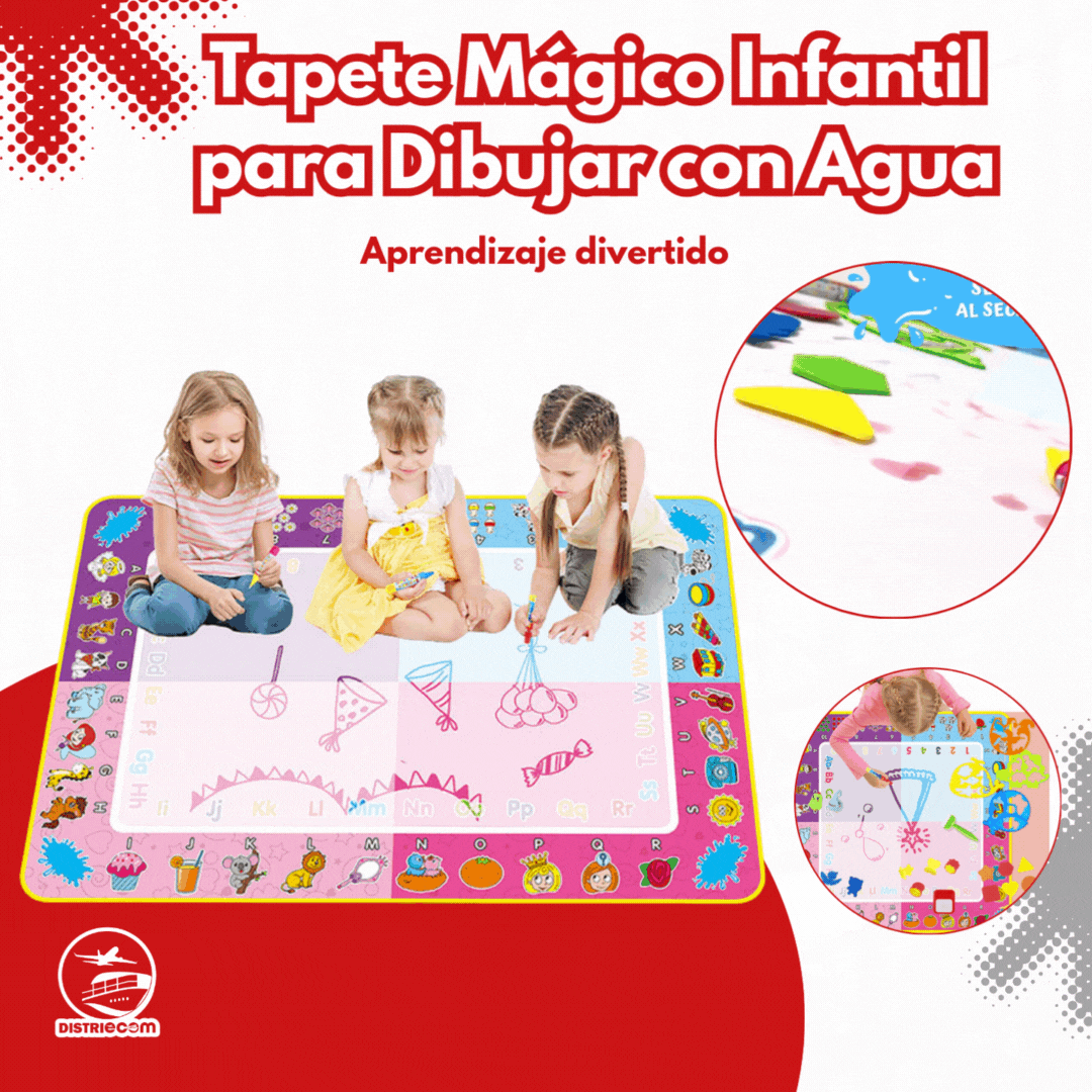 TAPETE MÁGICO INFANTIL PARA DIBUJAR AGUA