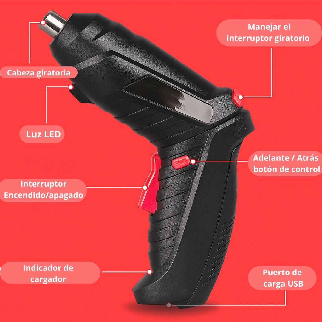 MINI TALADRO ELÉCTRICO PORTÁTIL CASERO ⚙️