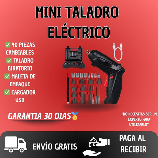 MINI TALADRO ELÉCTRICO PORTÁTIL CASERO ⚙️
