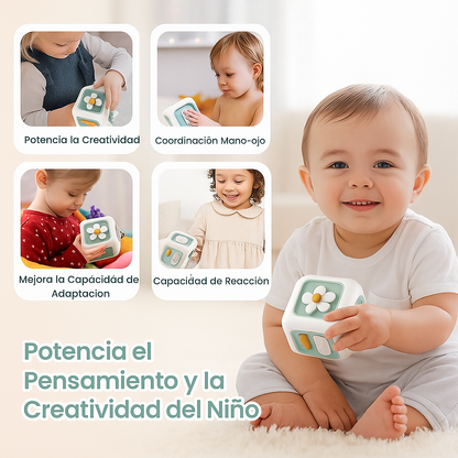 🧠CUBO SENSORIAL PARA EL APRENDIZAJE DE BEBÉS👶