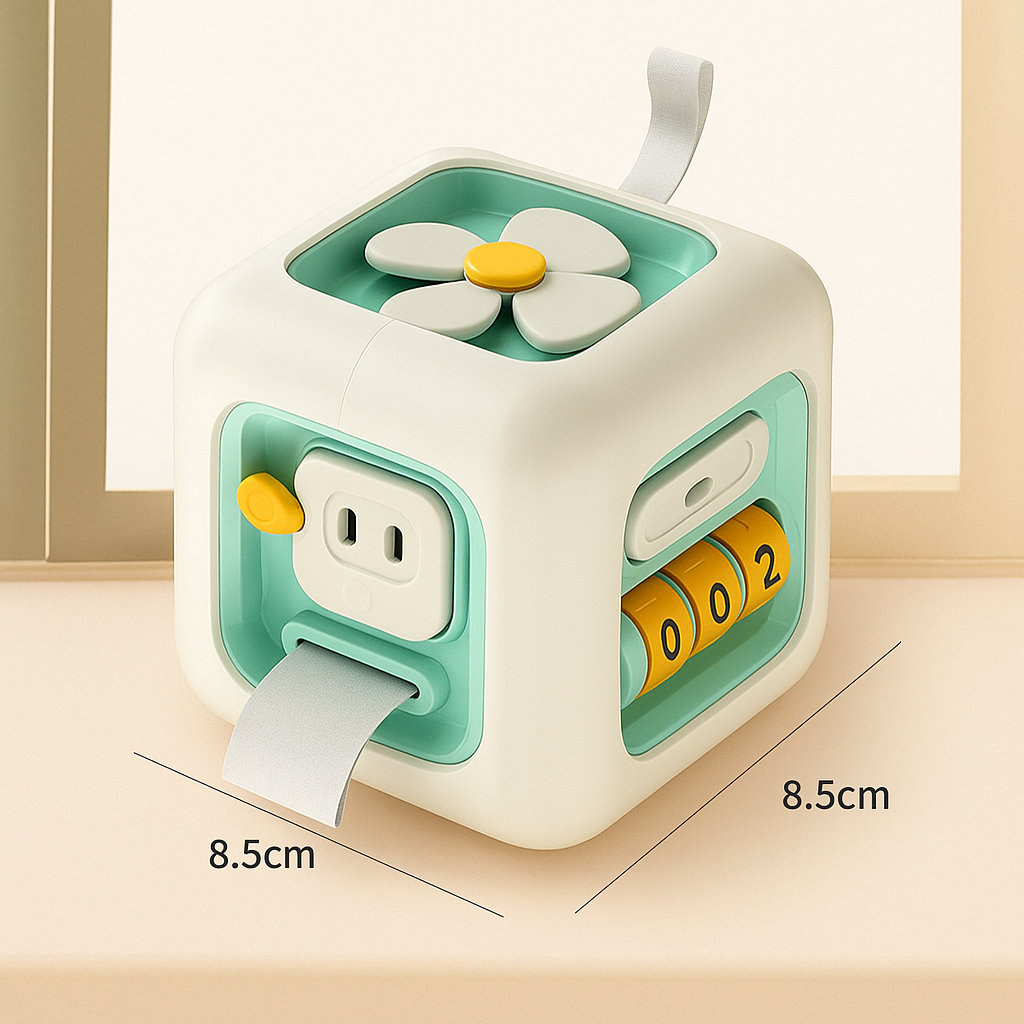 🧠CUBO SENSORIAL PARA EL APRENDIZAJE DE BEBÉS👶