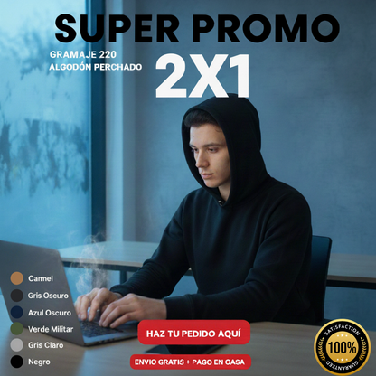 BUZO DE ALTA CALIDAD PARA HOMBRE 2X1🎁