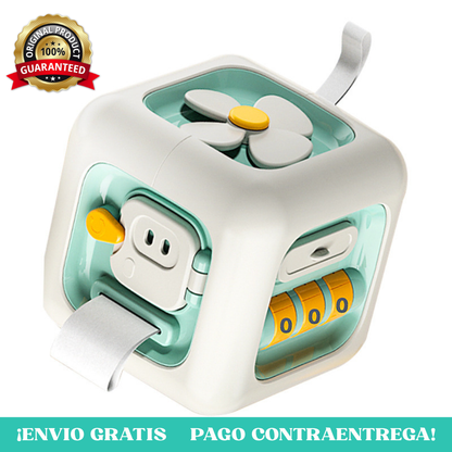 🧠CUBO SENSORIAL PARA EL APRENDIZAJE DE BEBÉS👶